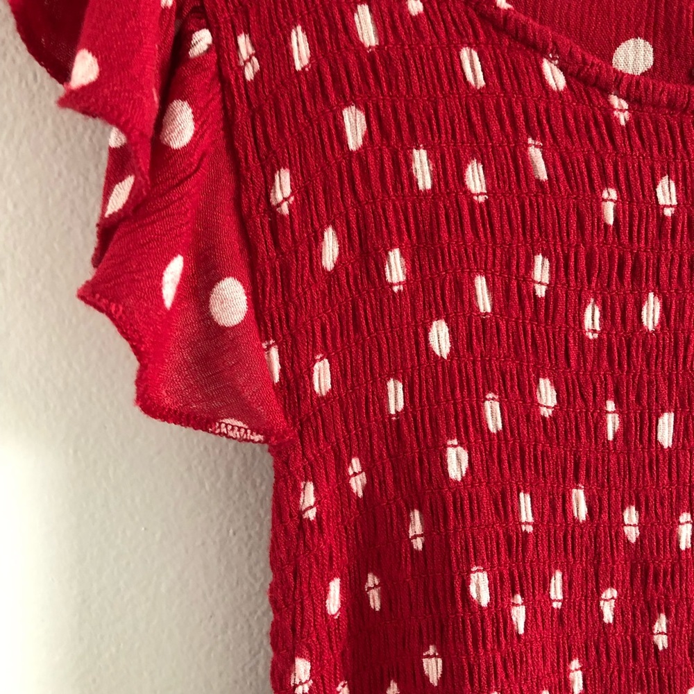 Free People Smocked Midi Dress